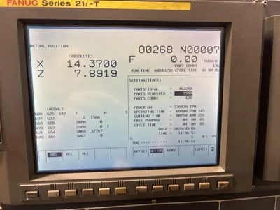 Used 2001 Daewoo Puma 300B CNC Lathes New Jersey US | Machinery Values #1333406