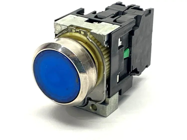 Used SIEMENS 22MM ILLUMINATED PUSHBUTTON BLUE 3SU1510-0AA10-0AA0 Relays & Switches | Maverick Industrial Sales #1100666