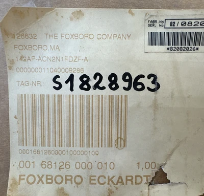 New | in-Stock Foxboro Eckhardt 142AP-ACN2N1FDZF-A Test Equipment - Other Indiana US | J&J Industrial Supply #1252318