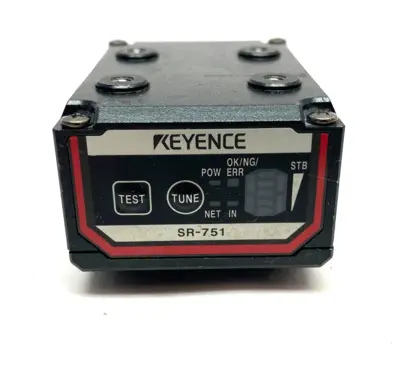 USED KEYENCE ETHERNET COMPATIBLE 2D CODE READER, MEDIUM DISTANCE TYPE