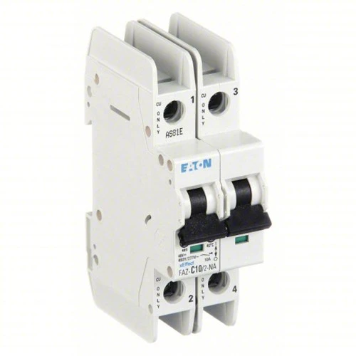 Moeller Eaton FAZ-C10/2-NA 102167 Miniature Circuit Breaker, 10A, 2-Pole [New]