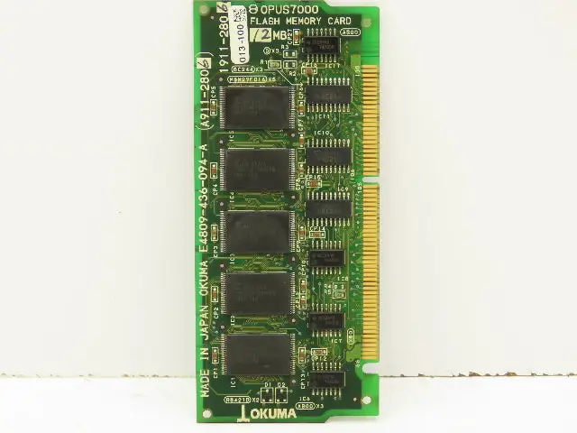 Okuma 1911-2806 Flash Memory Card 12MB Circuit Board