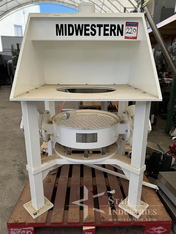 Used MIDWESTERN MLP24C6-6 Sieves & Sieve Shakers | Star Industries #1254158