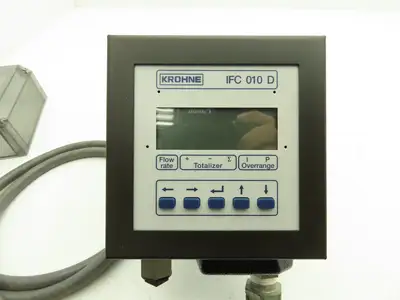 Krohne IFC 010 D Altometer Flow Meter 1/2"NPT 120VAC 0-3785 mLit/Min IFM1010/D/6