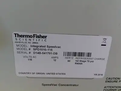 Thermo Scientific Savant SPD1010-115 SpeedVac Concentrator- Calibrated