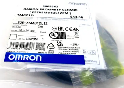 NEW OMRON E2E-X5MB1DL12 2M PROXIMITY SENSOR E2EX5MB1DL12