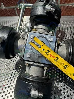 USED 4 ITT PURE FLO ADVANTAGE STAINLESS STEEL DIAPHRAGM VALVE W/ 1" SANITARY FITTING