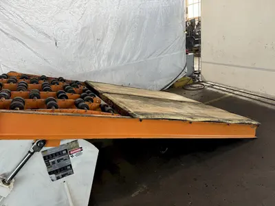 72" HERR-VOSS PEELER TABLE. STOCK # 0236825