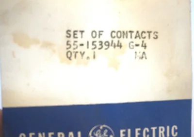 NEW GENERAL ELECTRIC 55-153944-G4 CONTACT KIT 55153944G4