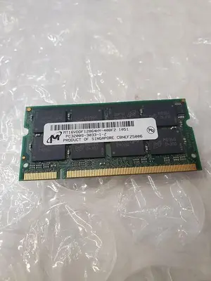 CRUCIAL CT12864X40B.16FFY 1GB 200-PIN SODIMM MEMORY