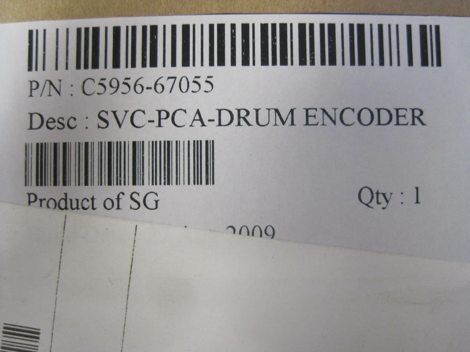 NEW HEWLETT PACKARD C5956-67055 DRUM ENCODER C595667055