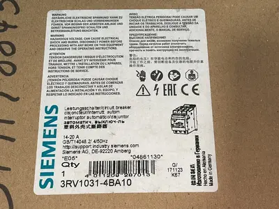 New | in-Stock SIEMENS 3RV10314BA10 Circuit Breakers Ohio US | HGR 24 #1314221