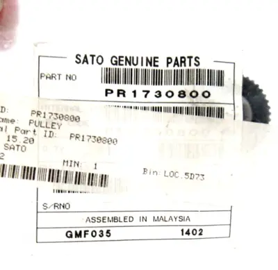 LOT OF 5 NEW SATO PR1730800 PULLEYS
