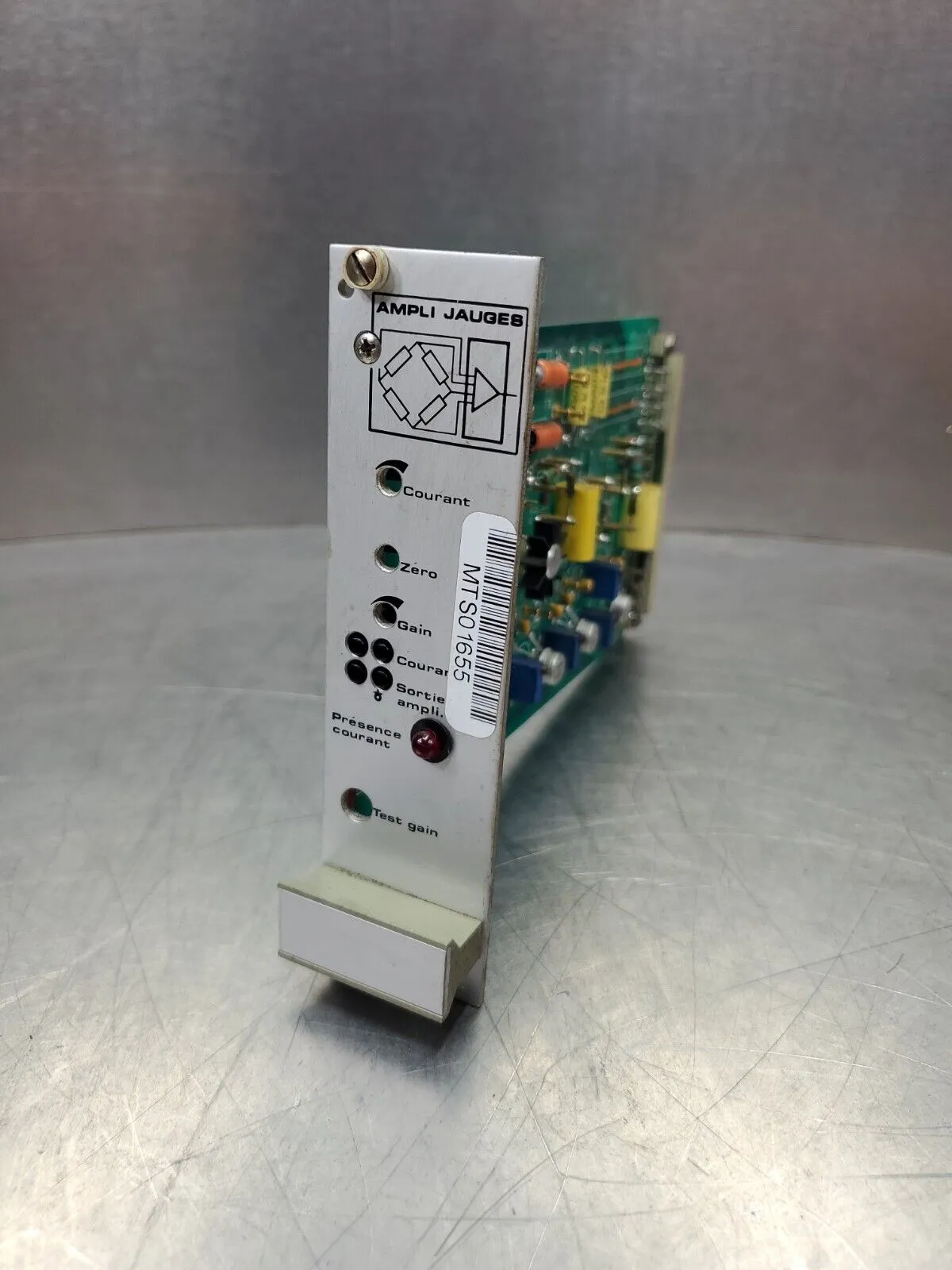 AMPLI JAUGES MTS01655 PLC CONTROL BOARD. 3E-5