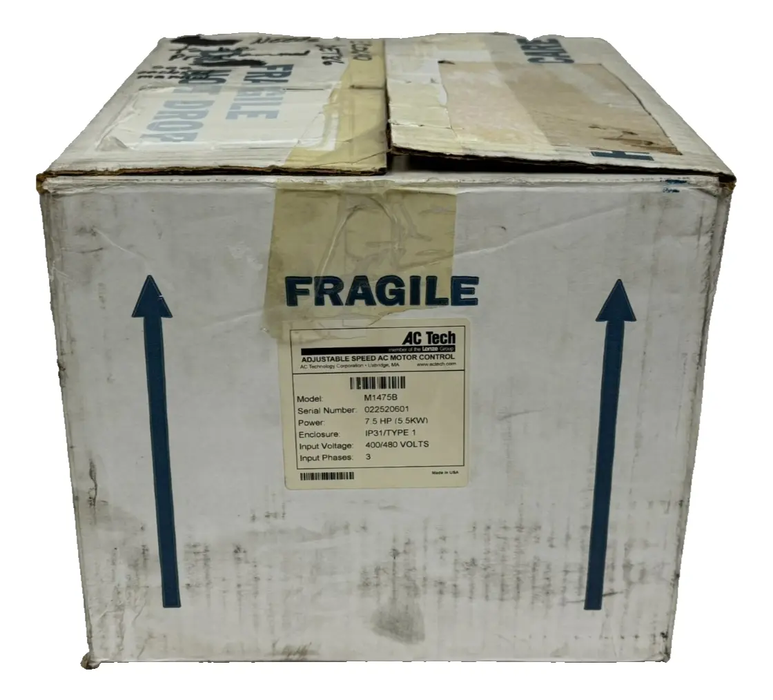 NEW AC TECH LENZE M1475B VARIABLE SPEED DRIVE 7.5HP
