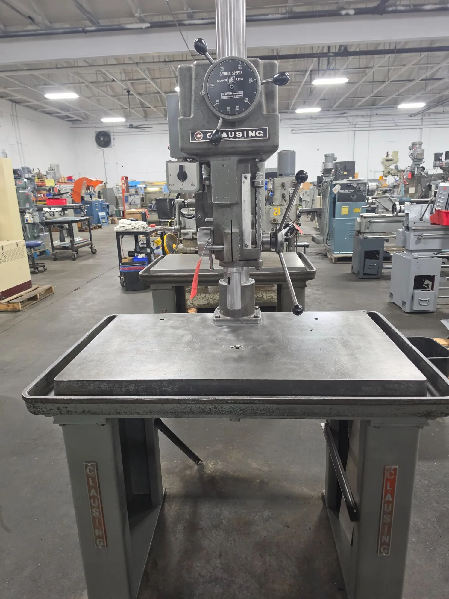 Used CLAUSING 2287 Heavy Duty & Sensitive Single Spindle Drills Kentucky US | Machinery Central #1295269