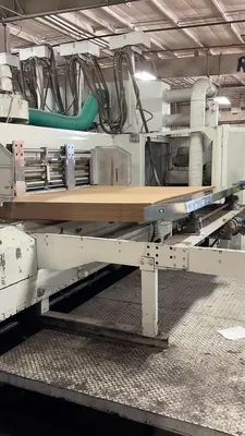 66″ x 132″ Sunrise 4 Color Rotary Die Cutter with Slotting