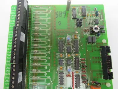 Analog STB-HL02 B I/O Input Output Circuit Board Card 40-Wire Screw Terminal