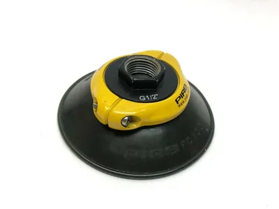 FC100, G1/2" | Piab FC100P.4E.07NF Suction Cup & G1/2" Flange Clamp, FC100 - Used