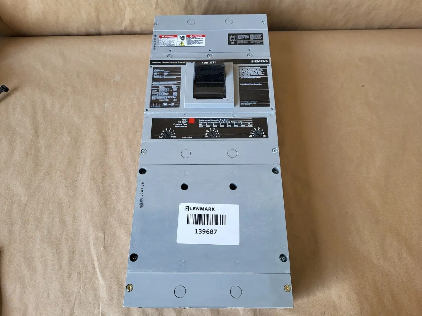 New | in-Stock SIEMENS CJD63H400 Switchgears British Columbia CA | Lenmark #239240
