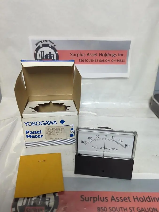 New | in-Stock YOKOGAWA 612232-3A Meters - Misc Ohio US | Surplus Asset Holdings #1236066