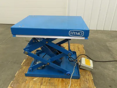 Hymo CXX4-8 Hydraulic Scissor Lift Table 400kg 880lb 36" Travel 24x31" 240V 3Ph