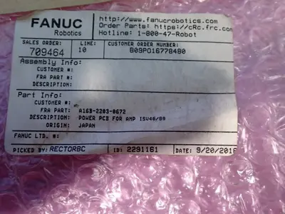 USED 2018 FANUC A16B22030672