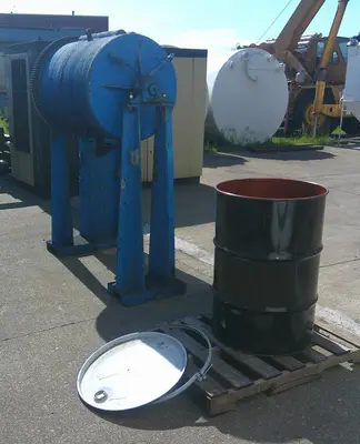 SPC9320  Mill 27" OD x 37" long ball mill 5 hp, CS