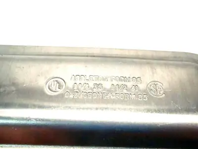 NEW APPLETON ELECTRIC CONDUIT OUTLET BODY ALUMINUM COVER