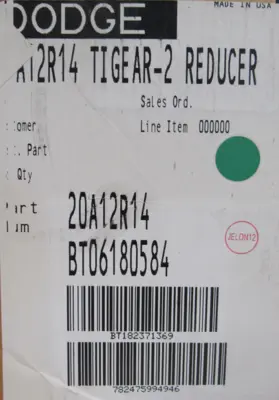 NEW DODGE 20A12R14 GEAR REDUCER 12:1