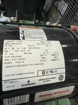 Speedaire 5HP Vertical Compressor