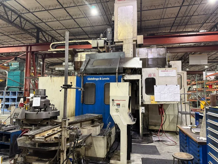 Used 2001 GIDDINGS & LEWIS 48 VTC Vertical Boring Mills (incld VTL) Texas US | Harris Machine Tools, Inc. #1443853