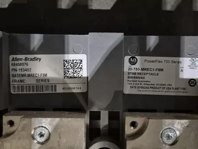 Used 2019 ALLEN-BRADLEY 20-750-MI2-E395F370 Switchgears British Columbia CA | Lenmark #238903