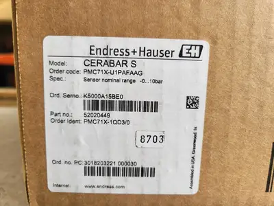 NEW ENDRESS+HAUSER PMC71X-U1PAFAAG