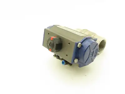 BI-TORQ IS2P1263SRPN 1/4 Turn Pneumatic Actuator 1-1/4" Stainless Ball Valve