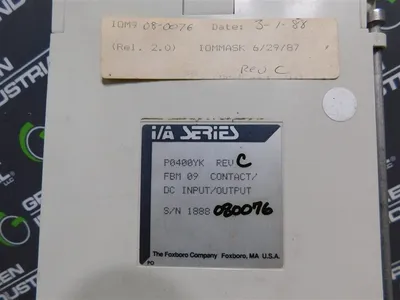 USED FOXBORO P0400YK