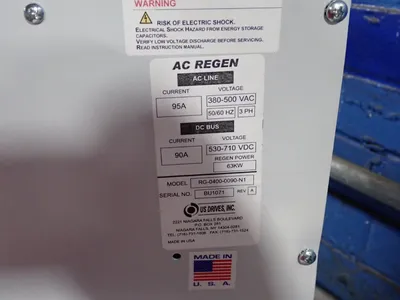 Used US DRIVES INC RG04000090N1 AC Drive Control Module Ohio US | HGR 24 #747455