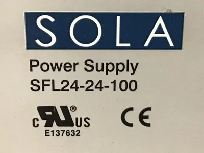 Used SOLA ELECTRIC SFL24-24-100 Power Supplies Michigan US | Ideal Machinery #1301874