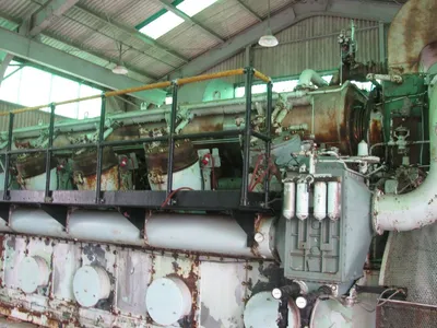 Used Cooper Bessemer GMVH10 Qty 2 Lubricated Reciprocating Air Compressors Oklahoma US | Borderless Services #1378271