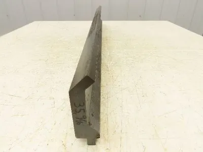 Press Brake Gooseneck Punch Die 35-7/16" Long 90° V 1/4" Finger 3-3/4" H