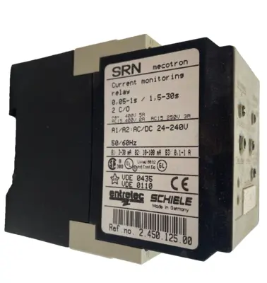 NEW ENTERLEC SCHIELE SRN CURRENT NONITORING RELAY
