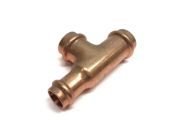 New | in-Stock Viega Propress TEE, 3/4" x 1/2" x 3/4" Plumbing Equipment Michigan US | Maverick Industrial Sales #1462771