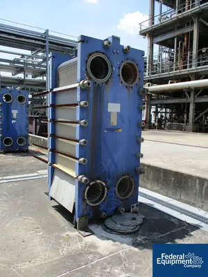 USED Alfa Laval 1,631 Sq Ft Alfa Laval Plate Heat Exchanger, S/S