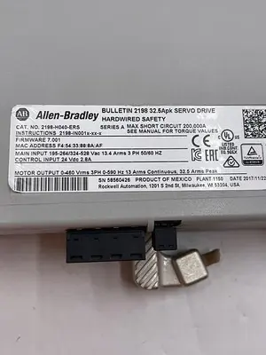 Used ALLEN-BRADLEY ALLEN-BRADLEY 2198-H040-ERS SER A Servo Drives | ND Industrial Surplus #1216370