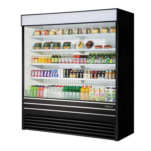 Turbo Air TOM-72EB-N 72" Vertical Open Air Cooler w/ (5) Levels, 220v/1ph