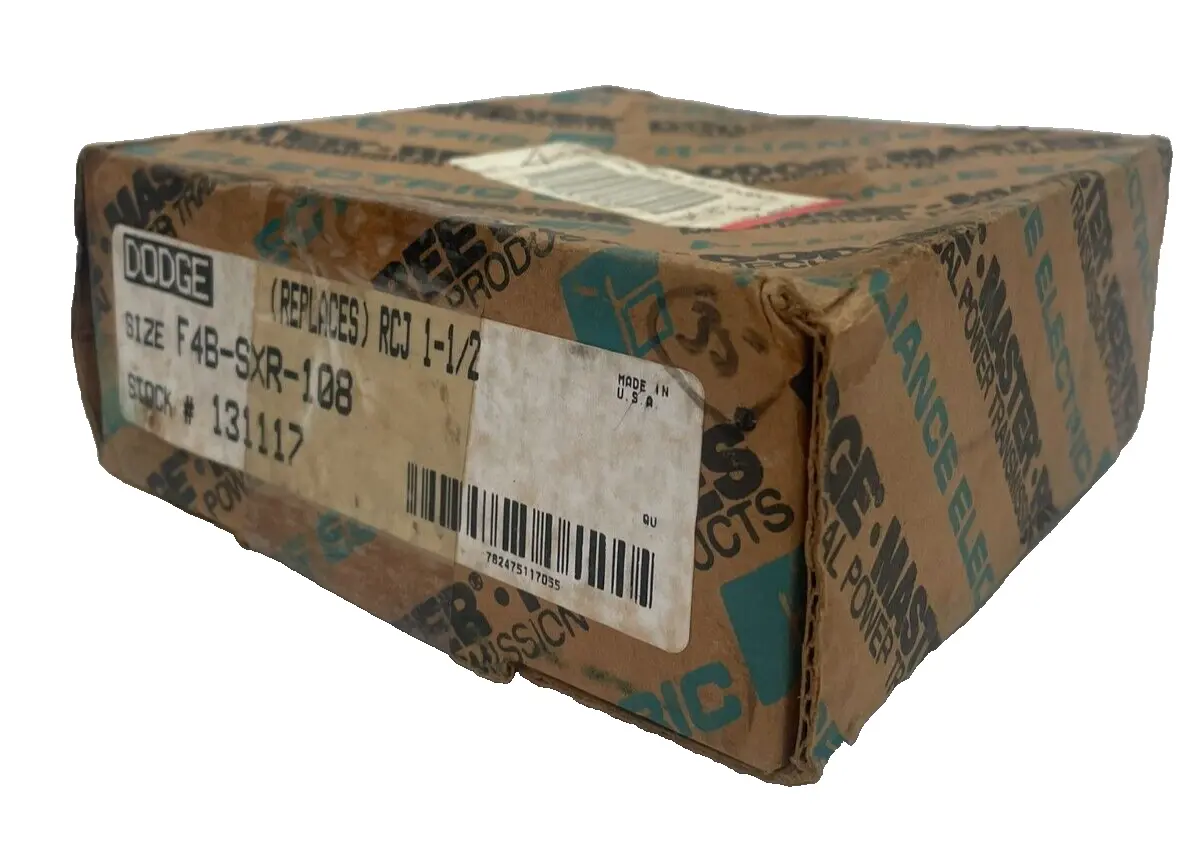 NEW DODGE 131117 BALL BEARING F4B-SXR-108 4 BOLT
