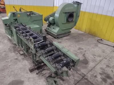 3" IBS MODEL #TSH-545-S TUBE, PIPE & BAR COLD SAW WITH FEED CONVEYOR: STOCK #23032