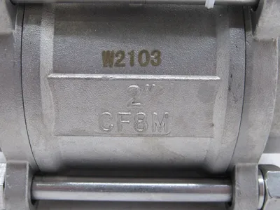 NEW MIDWEST CONTROL 1000CWP BALL VALVE 2" CF8M