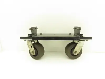 Lincoln Electric Powerwave Front Caster Wheels With Bracket & Handle For Welder