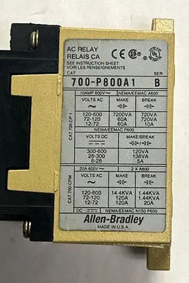 USED ALLEN-BRADLEY 700-P800A1